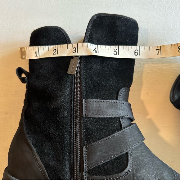 Blondo Tula Waterproof Boot Black Suede Nubuck Leather Size 9 - Picture 15 of 16